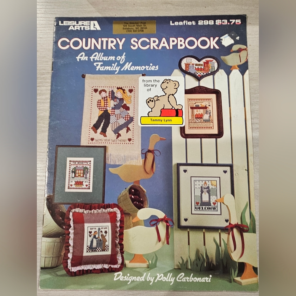 Country Scrapbook Family Memories Counted Cross Stitch Chart Leaflet 298